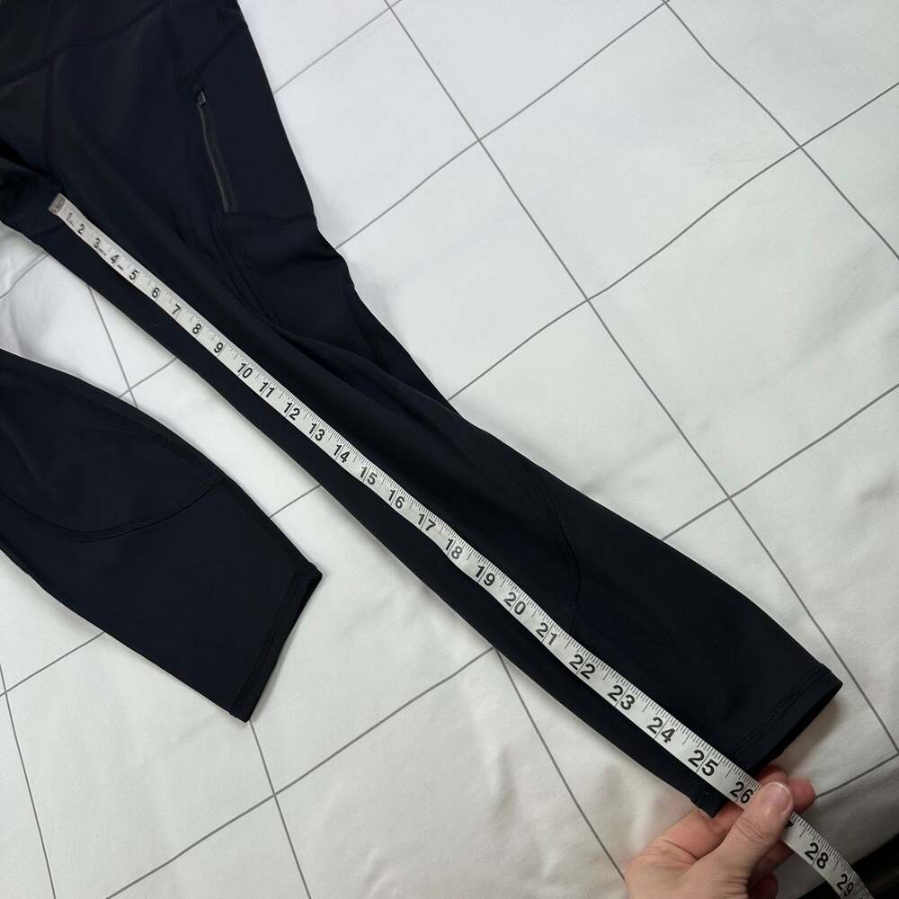 Athleta Leggings Womens Small Black Rainier Cold Sport Athletic Brushed Workout - Picture 9 of 10